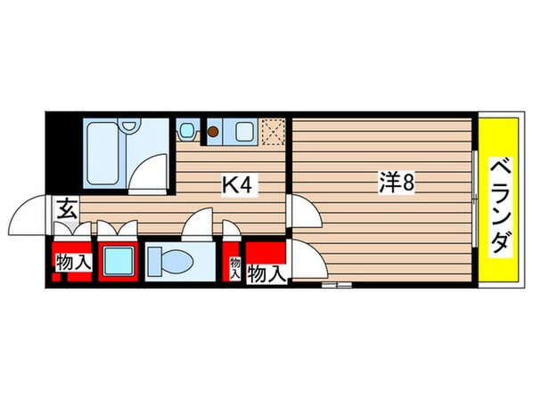 プロプル川名の物件間取画像